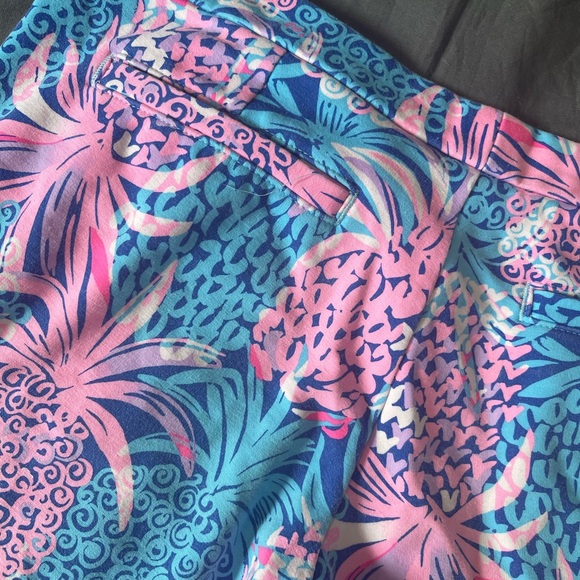 Lilly Pulitzer Blue and Pink Patterned Shorts - Picture 6 of 6